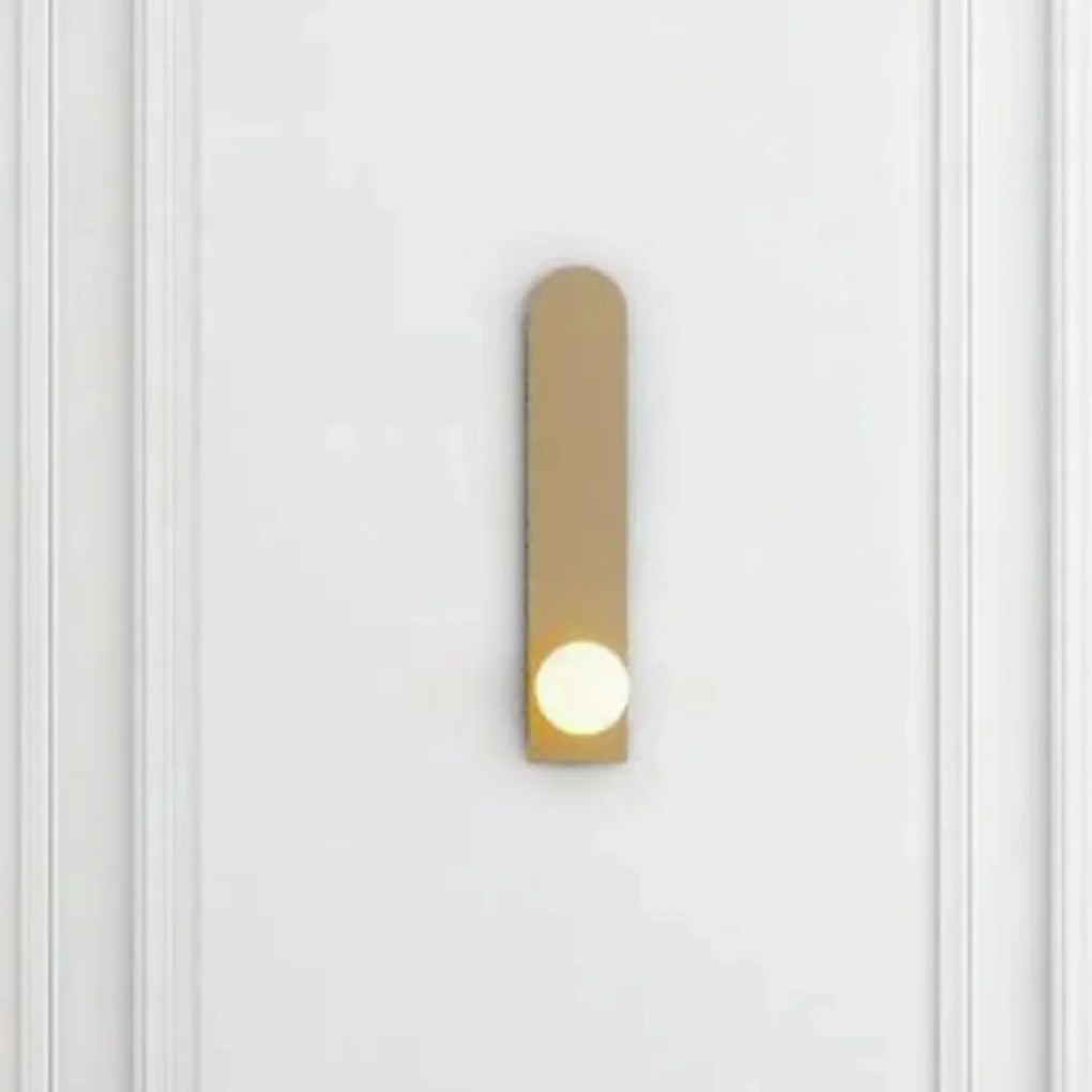 Arandela Aliança 13X65X13Cm 01Xg9 Globo 10Cm - Usina 90035/1 (CB-M - Cobre Metálico, Cristal (Transparente))