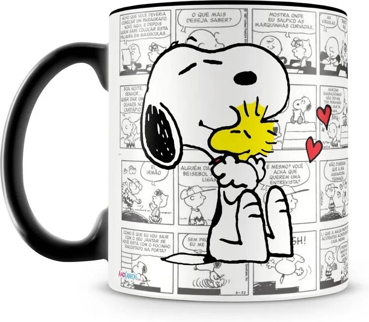 Caneca Personalizada Peanuts (Snoopy e Woodstock)