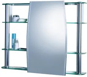 Espelheira Banheiro Cris Metal Cris-Slip sem Luminária 62x64cm