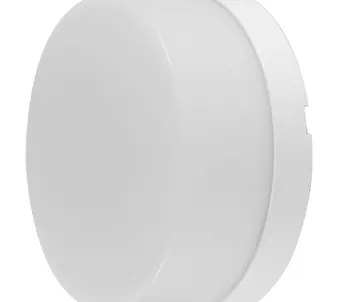 Arandela Led Redonda Abs 8W 3000K Ip65 Jabuti - BRANCO