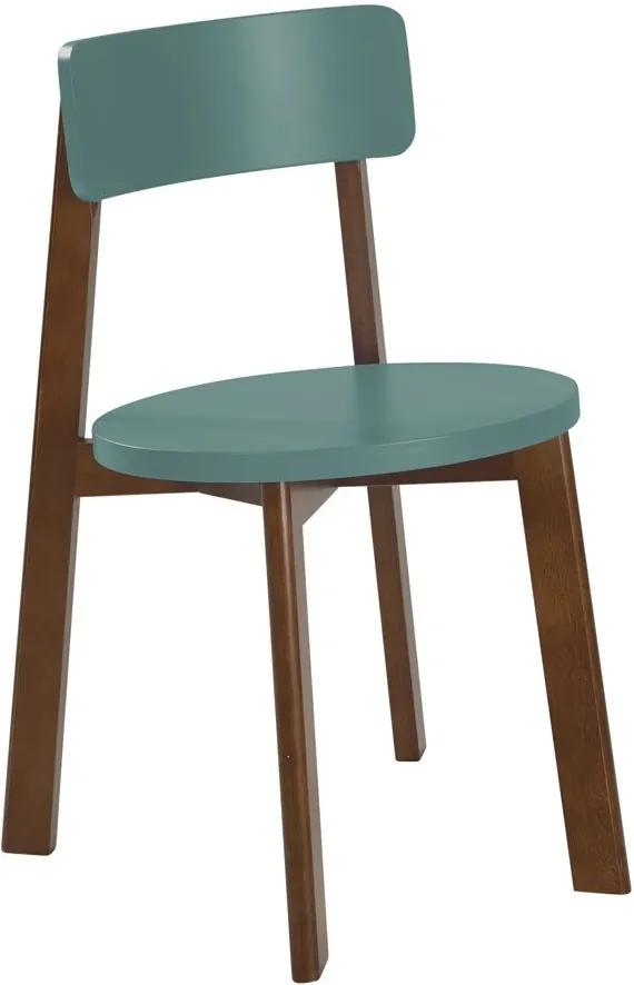 Cadeiras para Cozinha Lina 75 cm 941 Cacau/Azul Claro - Maxima
