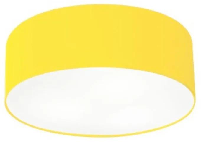 Plafon Para Quarto Cilíndrico SQ-3046 Cúpula Cor Amarelo