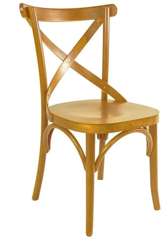 Cadeira de Jantar X Espanha Amêndoa Fosco - Wood Prime PTE 32767