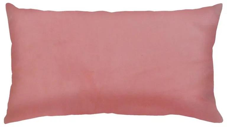 Capa de Almofada Lisa Sigma em Suede em Vários Tamanhos - Rosa - 60x30cm
