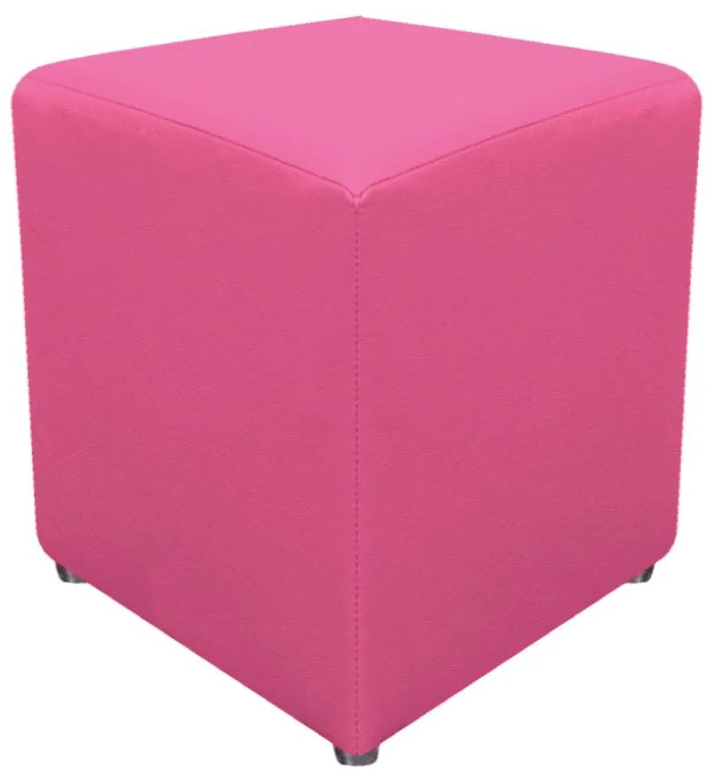 Kit 02 Puffs Decorativos Dado Corano Pink - ADJ DECOR