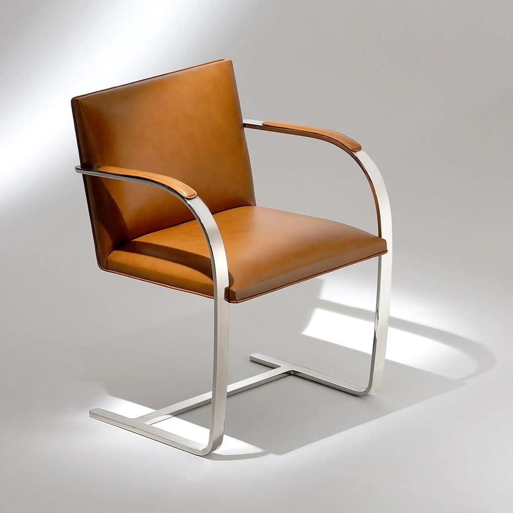 Cadeira Brno Estrutura Aço Inox Studio Mais Design by Mies Van Der Rohe