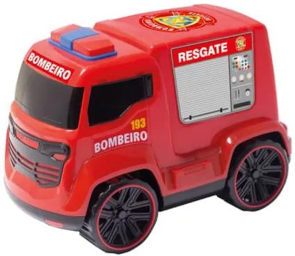 Truck Bombeiro Vermelho 233E Bs Toys