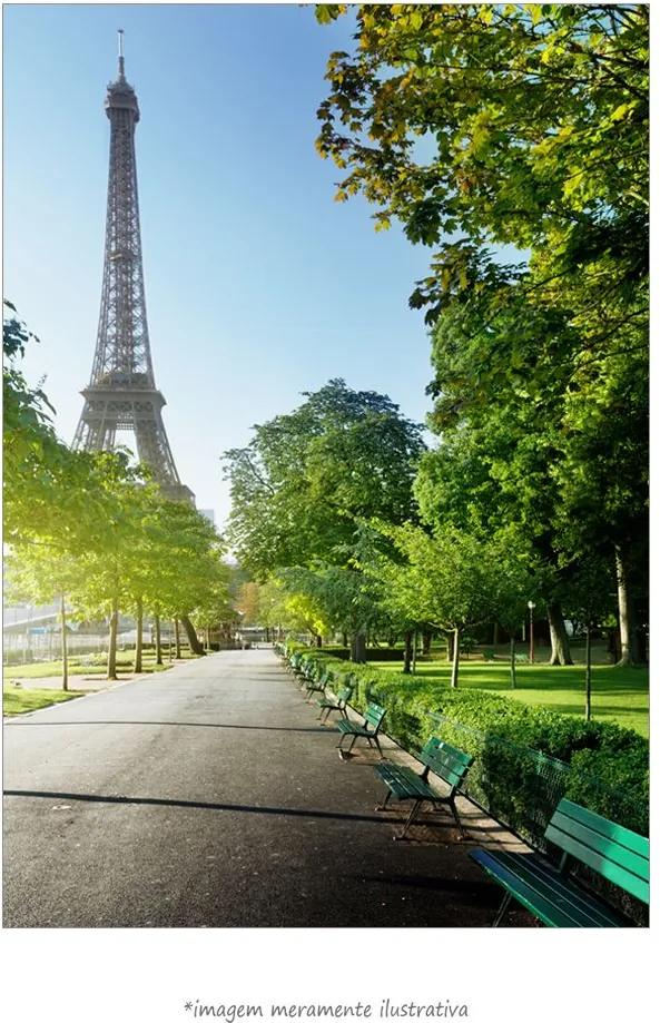 Poster Torre Eiffel E Jardim (20x30cm, Apenas Impressão)