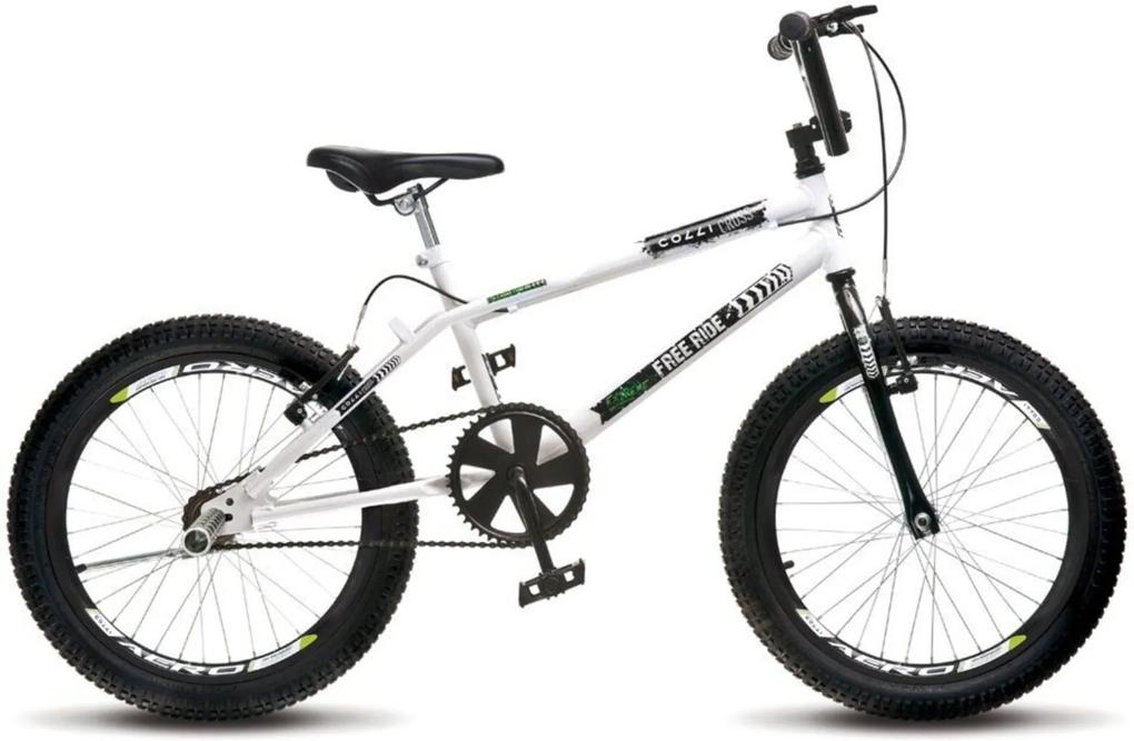 Bicicleta Colli Bikes BMX Aro 20 Cross Ride Branco