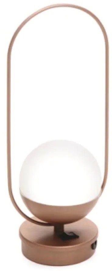 Abajur Freedon Esfera Alça 08X13X33Cm Globo Ø10Cm 1Xled 0,5W 3000K - O... (BRANCO, CLEAR (Transparente), 110V)