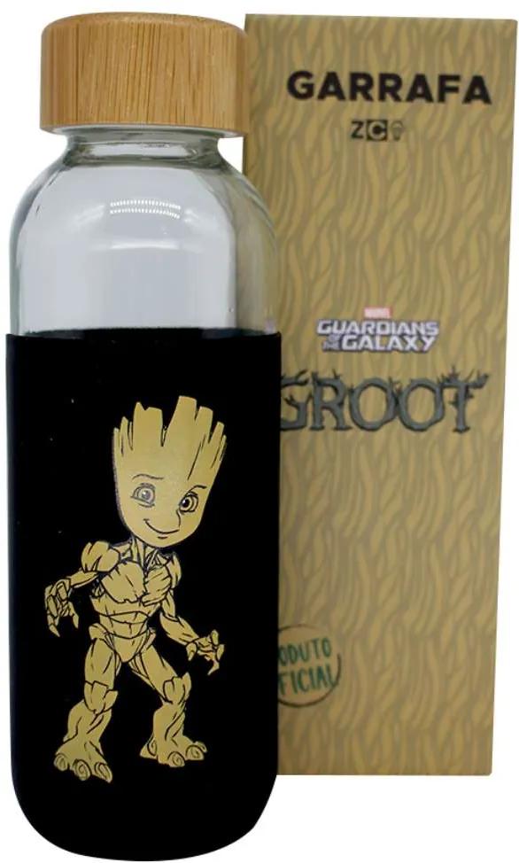 Garrafa de Vidro Groot Guardiões da Galáxia Marvel