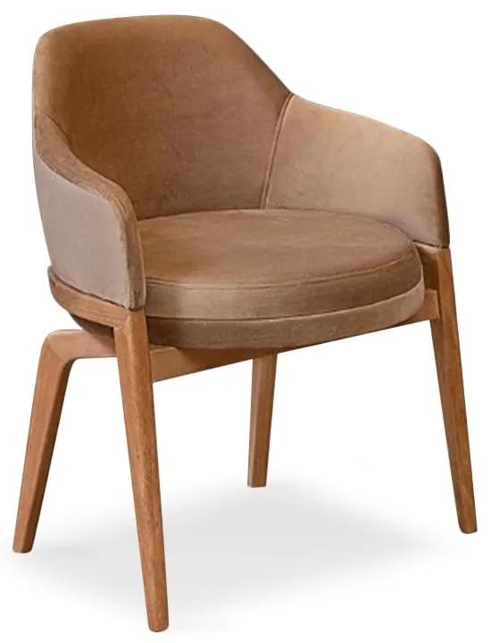 Cadeira Olavo Estofada Madeira Maciça Design Contemporâneo Avi Móveis