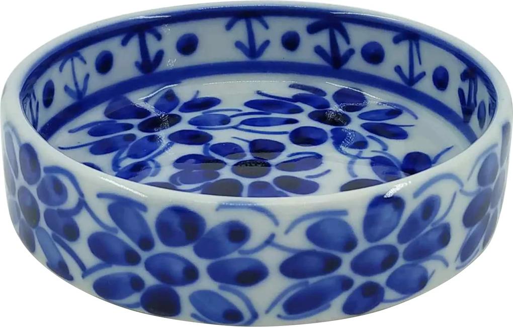 Petisqueira em Porcelana Azul Colonial 12 cm