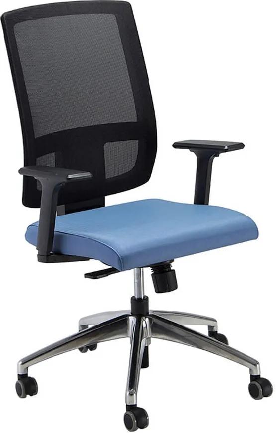 Cadeira Marins Presidente Giratória C/ Rodízio Azul
