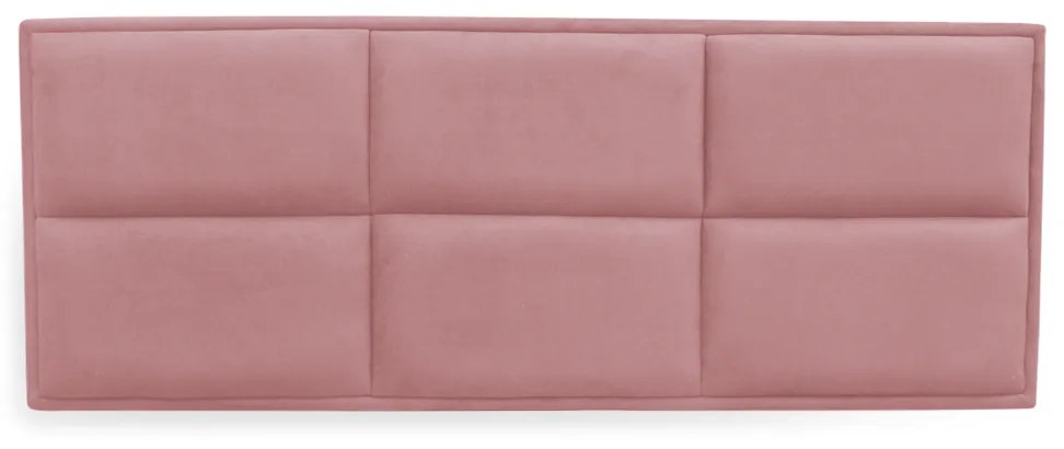 Cabeceira Painel Cama Box Solteiro 100cm Nina Suede Rosa - Sheep Estofados - Rosa