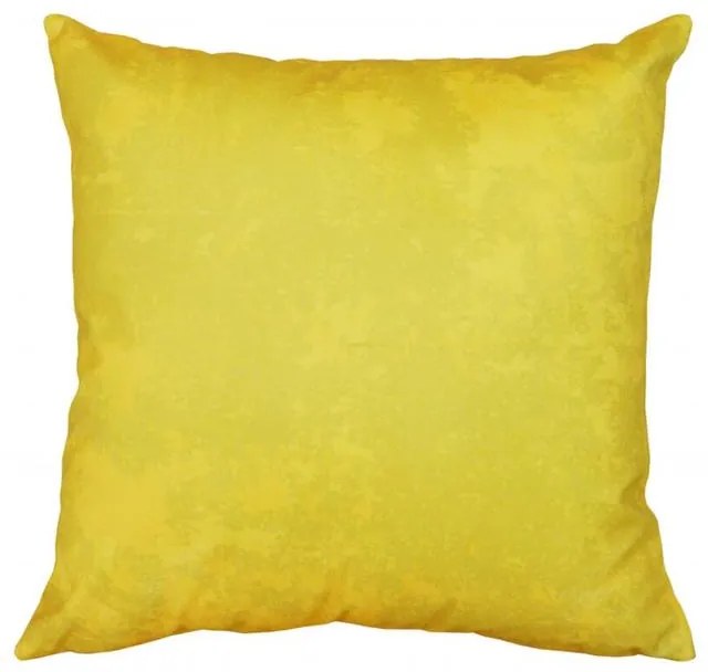 Capa de Almofada Ritz em Suede Tons Amarelo Marmorizado - ART-0109 - 45x45cm