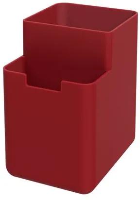 Organizador de Pia Single 8x10,5x12,1cm Vermelho Bold - 17010/0465 - Coza - Coza