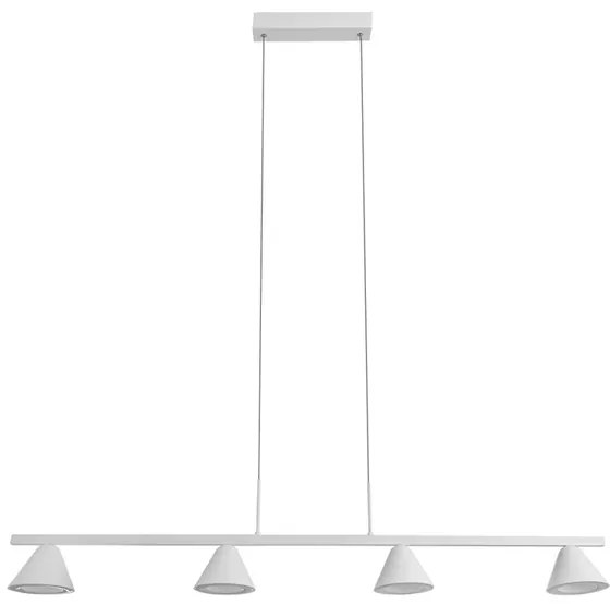 Pendente Led Metal Aluminio 38W 3000K Flora - BRANCO
