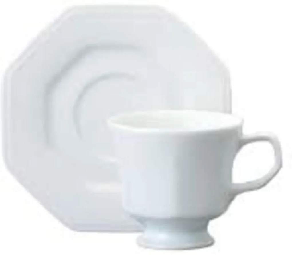 Aparelho de Chá e Café Porcelana Schmidt 53 peças - Dec. Noiva 2248 -  SCHMIDT