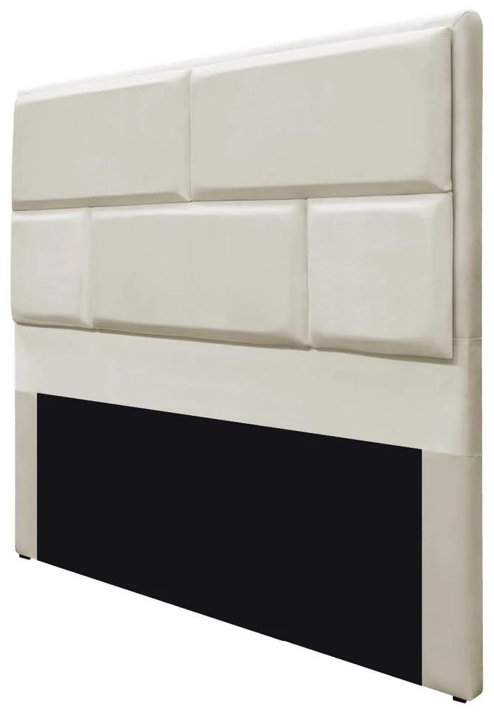 Cabeceira Casal Brick P02 140 cm para cama Box Linho - ADJ Decor