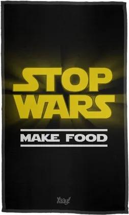 Pano de Prato Stop Wars Make Food