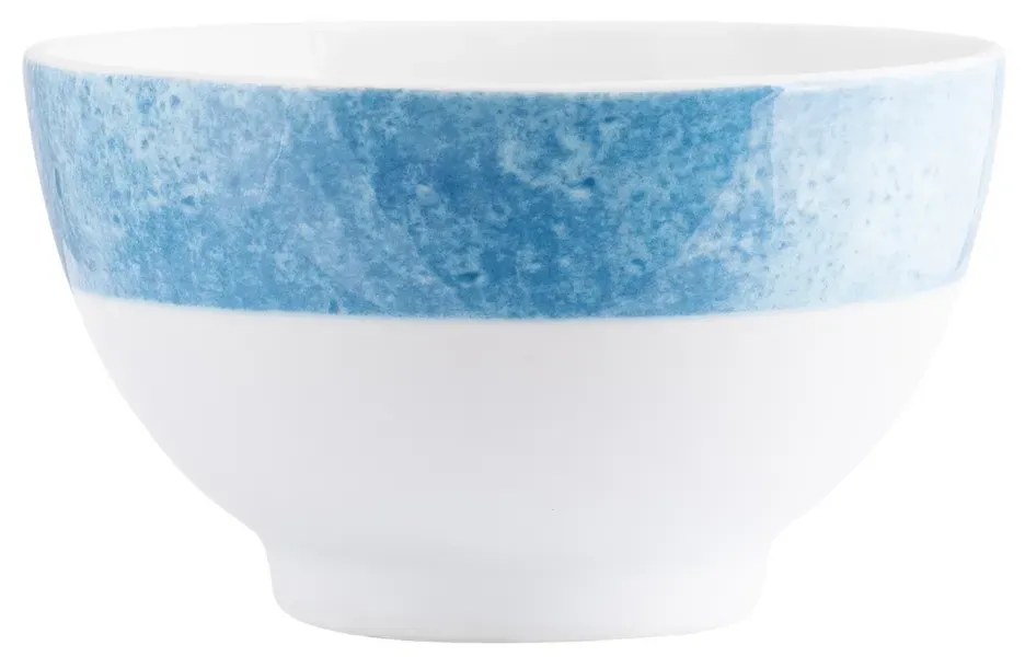 Bowl 500Ml Porcelana Schmidt - Dec. Cromo Azul 2446