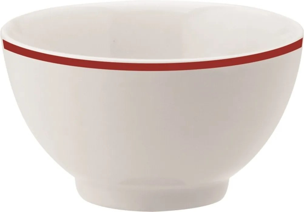 Bowl 500 ml Porcelana Schmidt - Dec. Filete Vermelho