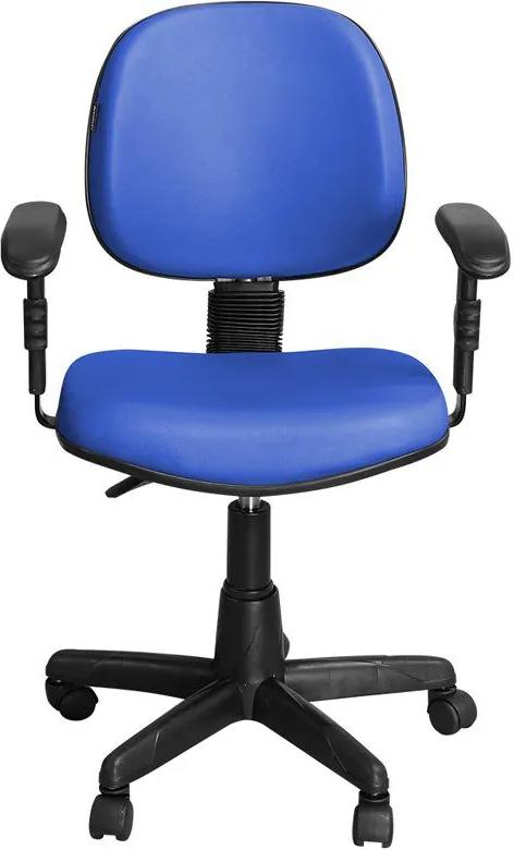 Cadeira para Escritório LE-01BPBT Giratória Azul - Pethiflex
