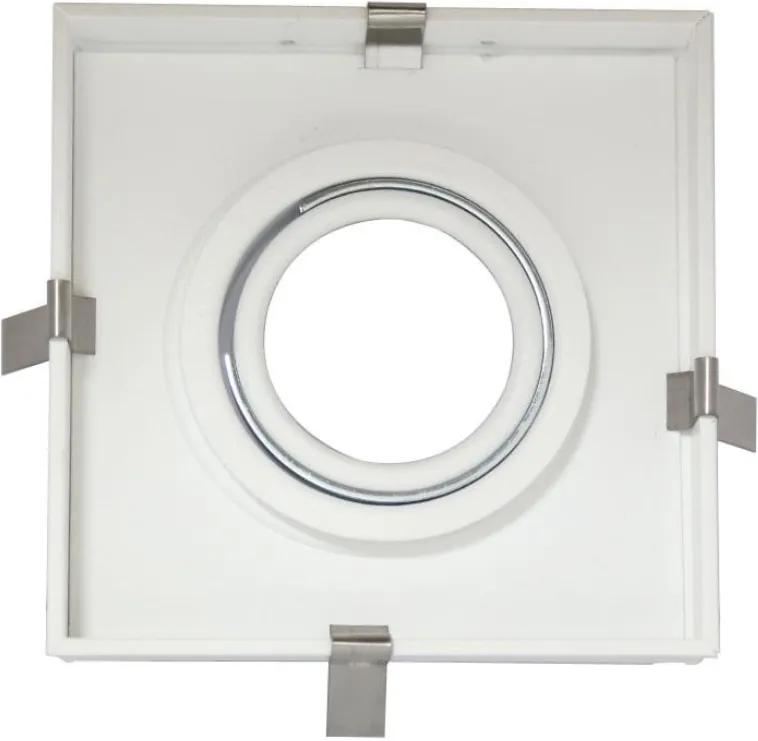 Plafon Embutir Aluminio Branco 9,6cm No Frame Ii