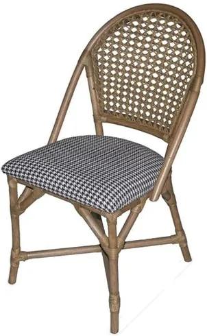 Cadeira Fultow Estrutura Madeira Apui Assento Estampa Pe de Galinha - 44715 - Sun House