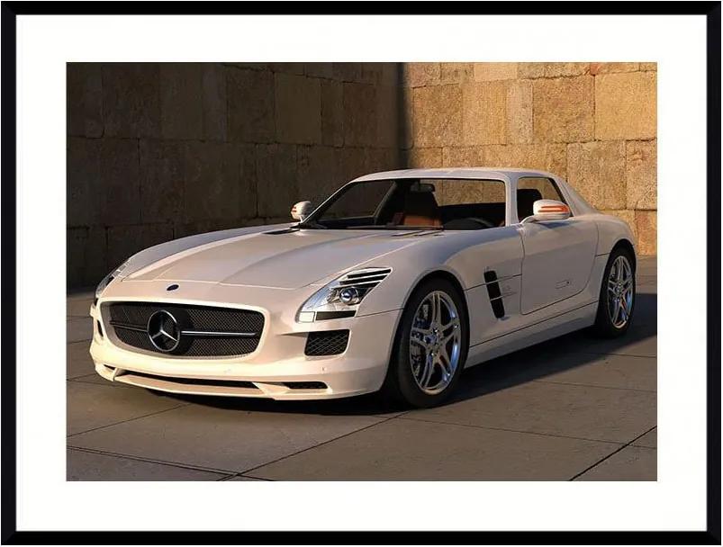 Quadro Decorativo Mercedes Sls Amg 120x90cm