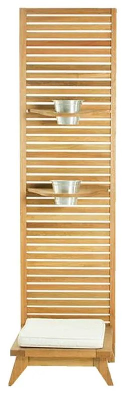 Jardineira Estreita Zen com Banco Meditação - Wood Prime MR 34649