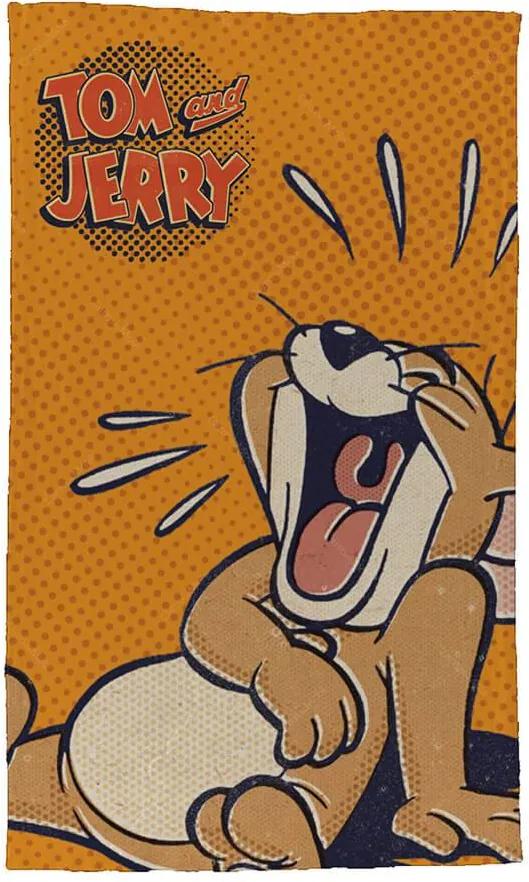 Pano de Copa Hanna Barbera Tom e Jerry Laughing Laranja - Urban