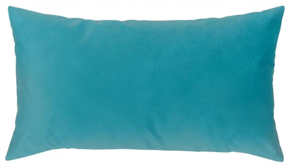 Capa de Almofada Retangular Lisa Azul Celeste 60x30