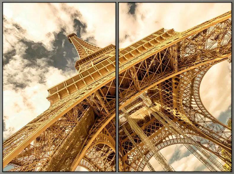 Conjunto Quadros Torre Eiffel