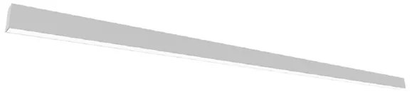 Plafon Led Sobrepor Retangular 53,4W 3000K Fit40 - BRANCO