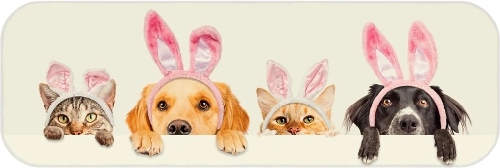 Passadeira Love Decor Happy Pets Easter Único