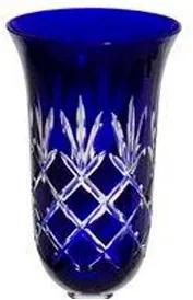 Taça de Cristal Polonês Azul Escuro para Champanhe - 150ml