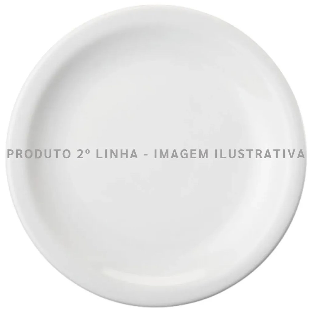 Prato Raso 24Cm Porcelana Schmidt - Mod. Protel 2° Linha 073