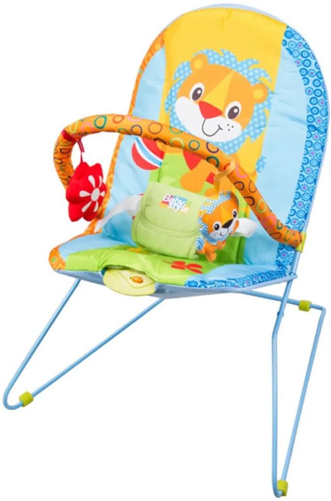 Cadeira Bebê Descanso Vibratória Musical Lite 11kg Safari Baby style