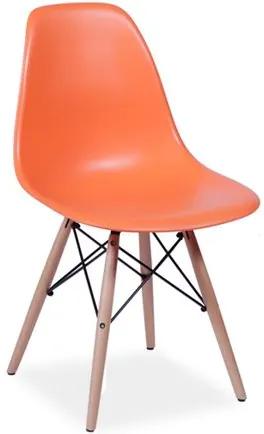 Cadeira Decorativa, Laranja, Eames DSW