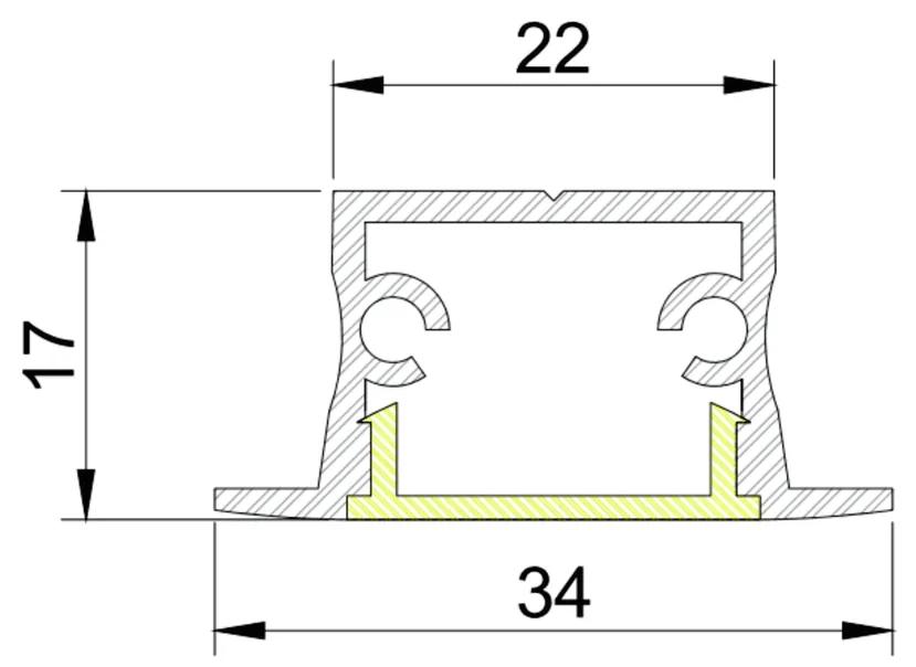 Junção Teto/parede Perfil Embutir Para Fita Led Garbo 10X10Cm | Usina... (BT - Branco Texturizado)