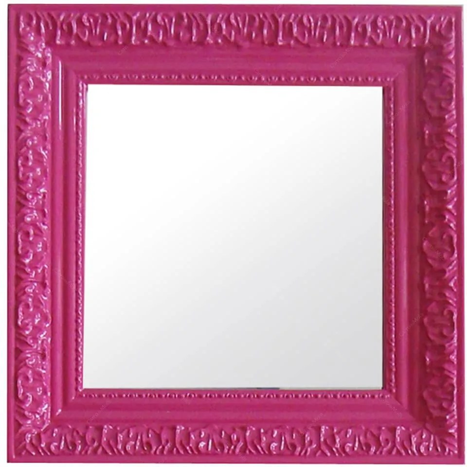 Espelho Charm Quadrado Pink em MDF - Urban - 30x30 cm