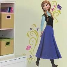Adesivo de Parede Frozen Anna Gigante Disney 100x40cm