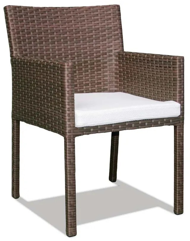 Cadeira Regata Área Externa Fibra Sintética Estrutura Alumínio Eco Friendly Design Scaburi