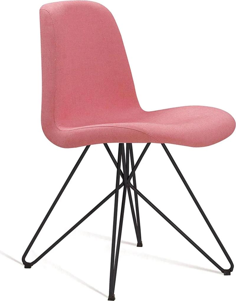 Cadeira Eames com Base Butterfly Coral DAF Rosa