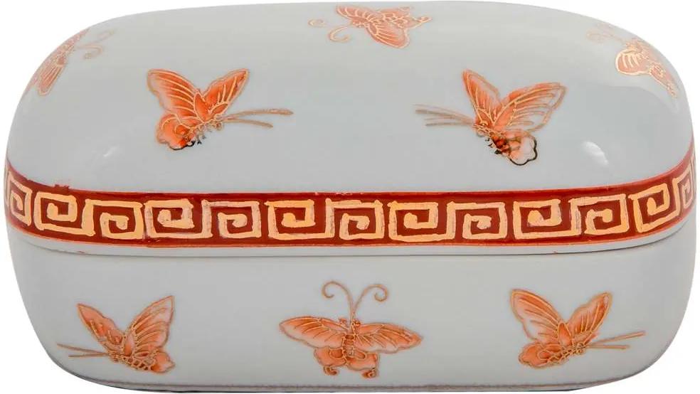 Caixa Decorativa de Porcelana Verbena - Linha Butterfly