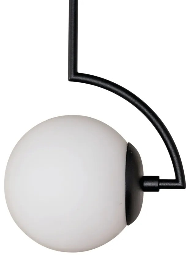 Pendente Allen 12X16,6X35,5Cm 1Xe27 Mini Bulbo G45 Alumínio E Globo Ø1... (BT - Branco Texturizado, FOSCO)