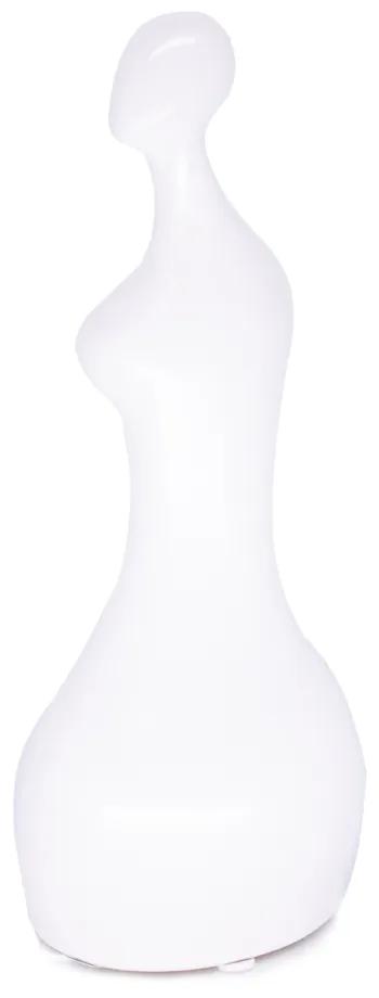 Escultura Decorativa em Cerâmica Corpo Humano Branco 25 cm F04 - D'Rossi