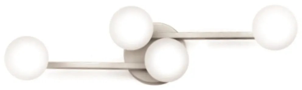 Arandela Bugle Assimetrica 13,5X15X56Cm Globo Ø8Cm 4Xg9 - Old Artisan... (CAFÉ, CLEAR (Transparente))
